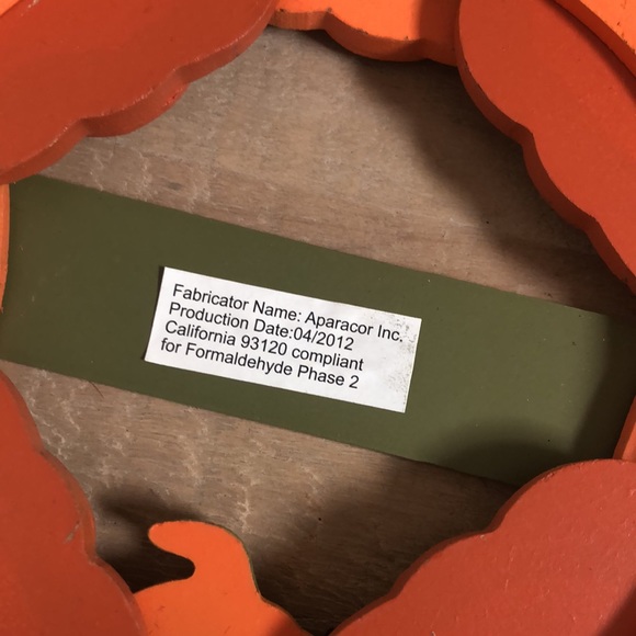 🍃 🎃 Wooden Pumpkin Wreath WELCOME Sign Like New Halloween & Thanksgiving 🎃🍃 - Picture 4 of 7